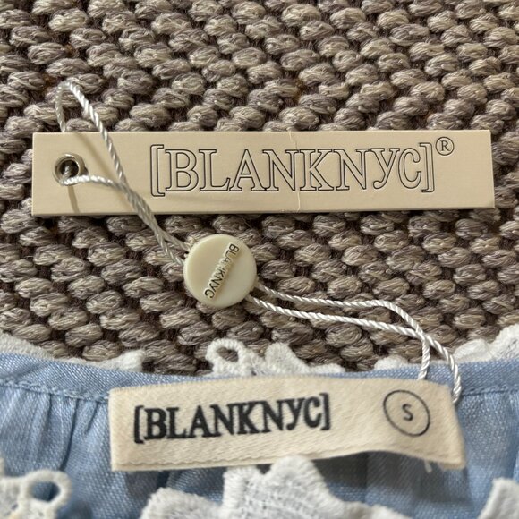 BLANKNYC Lace and Linen Cropped Camisole - Picture 3 of 5